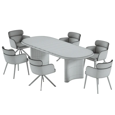 LAY armchair & ALTURA Dining Table — Вид 3
