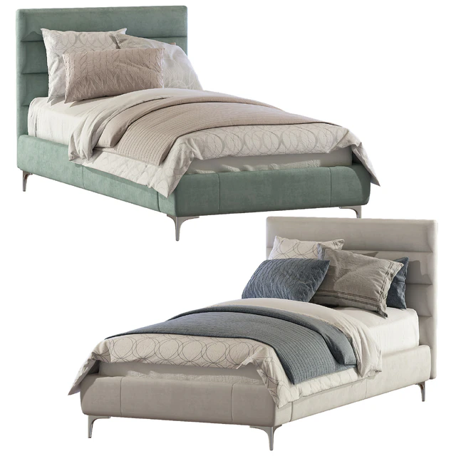 Bed Pfeiffer Upholstered Bed 2 — Descargar