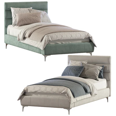 Bed Pfeiffer Upholstered Bed 2 — Ver 1