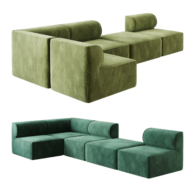 Eave Modular Sofa option 04 — Скачать