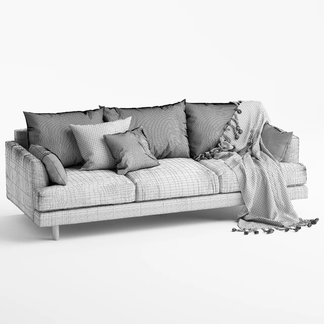 Bungalow Premium 3 Seater Sofa — Скачать