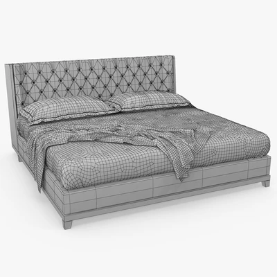 Bellavista - Nisha wood tuft bed — Ver 3