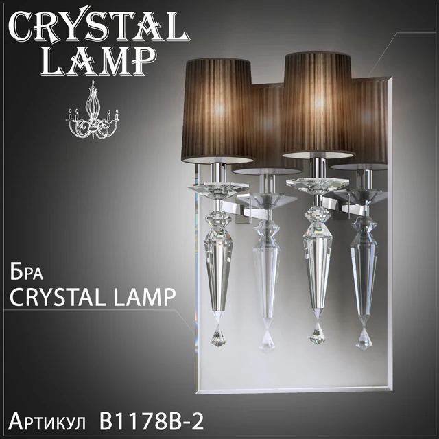 Бра Crystal Lamp Falcetto B1178B-2 — Скачать