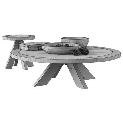 Restoration Hardware / 1960S French X-Base Round Table — Ver 2