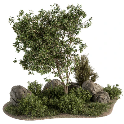 Garden set Tree and Bush - Garden Set 17 — Вид 1