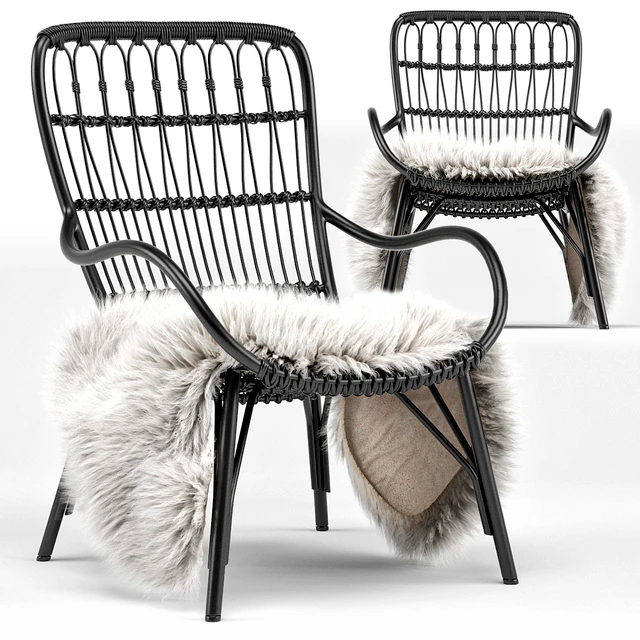 Medan Graphite Lounge Chair — Скачать