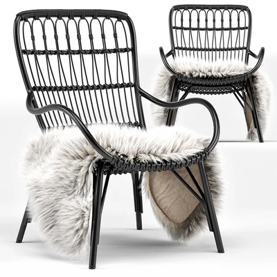Medan Graphite Lounge Chair — Вид 1
