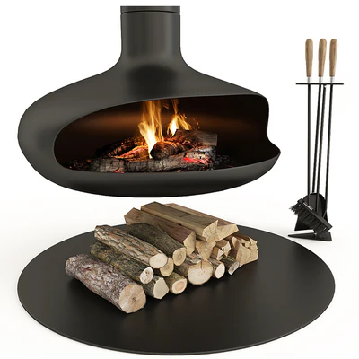 Fireplace Modern Focus — Вид 2