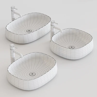 Olympia Ceramica Paddle Washbasin — Ver 2