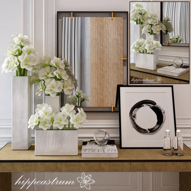 hippeastrum Flower decorative set — Скачать