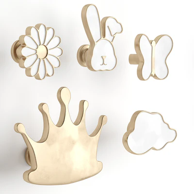 Furniture handles for nursery pullcast — Ver 3