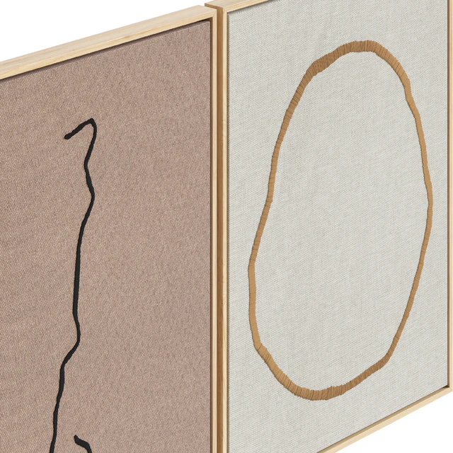 Hand embroidery on linen. set 2 — Descargar