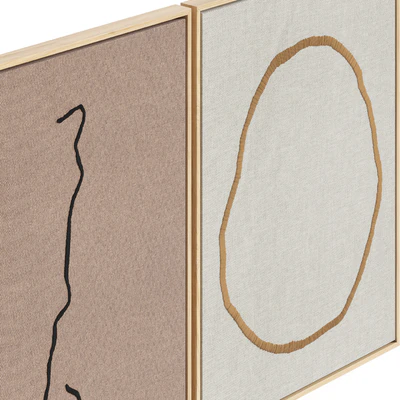 Hand embroidery on linen. set 2 — Ver 6