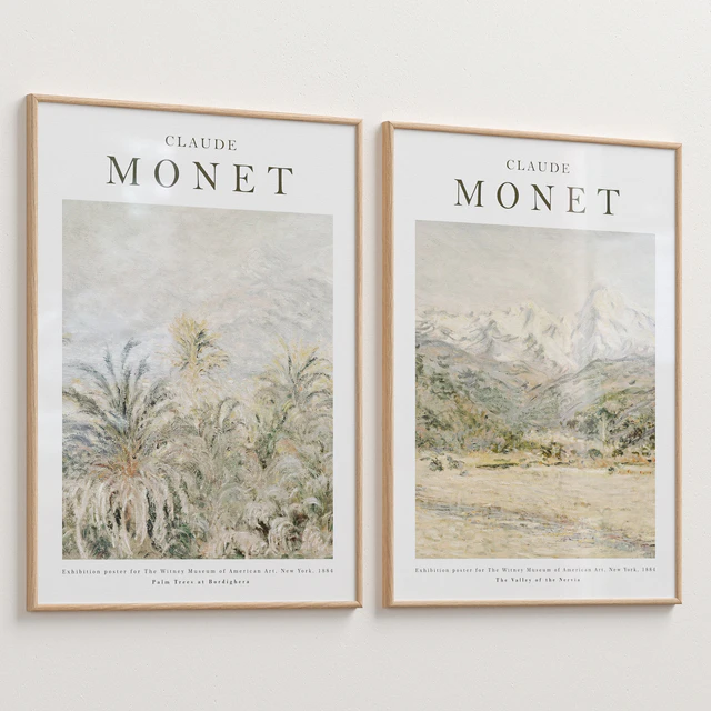 Monet Vintage Exhibition Poster P-610 — Скачать