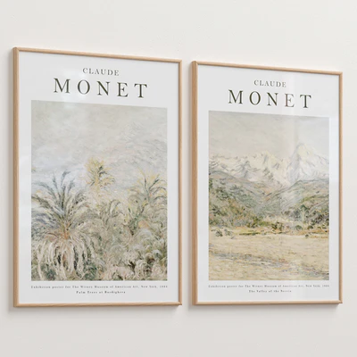 Monet Vintage Exhibition Poster P-610 — Вид 4