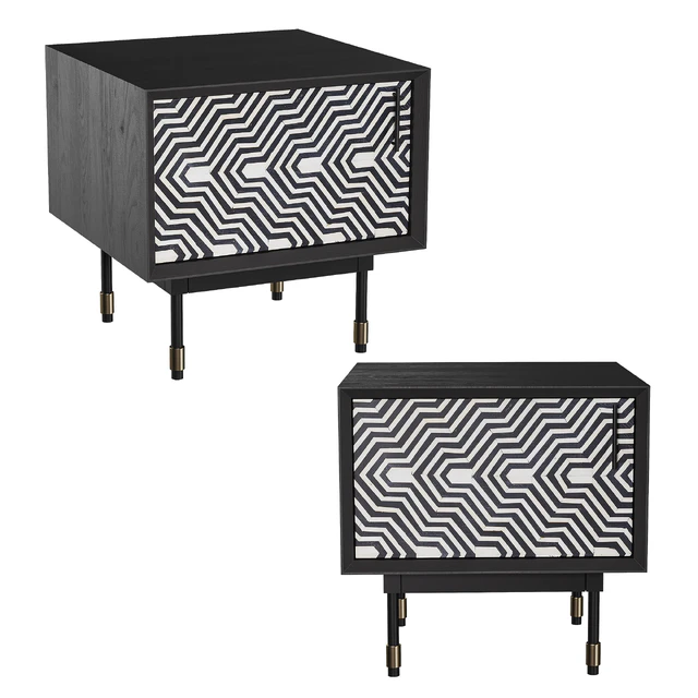 Bedside cabinets with LoftConсept inlay — Descargar
