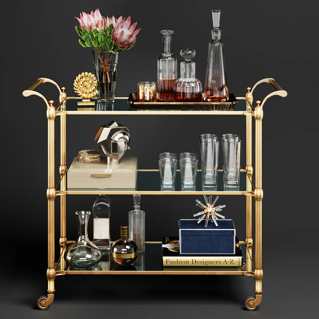 Williams Sonoma Beckett Bar Cart — Скачать