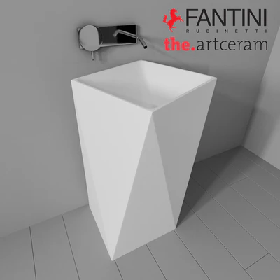 Раковина Artceram Sharp и Fantini Rubinetti Colibri — Вид 1