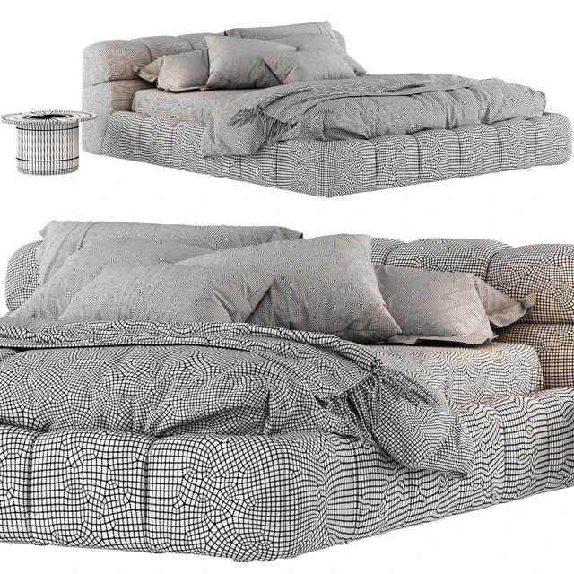Bed B&B Italia Tufty — Скачать