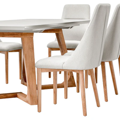 Sylvie dining chair and T1692 table — View 5