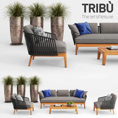 TRIBU MOOD SOFA &amp; CLUB CHAIR — Ver 1