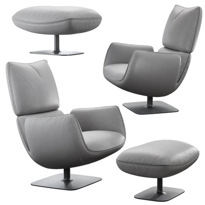 COR JALIS LOUNGE leather ( Vray+Corona ) — Ver 3