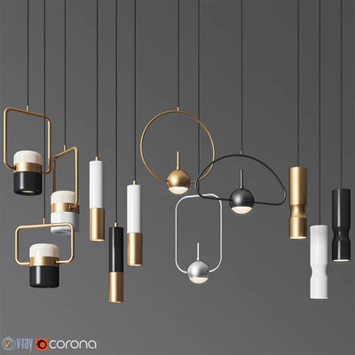 Pendant Light Collection 17 - 4 Type — Скачать