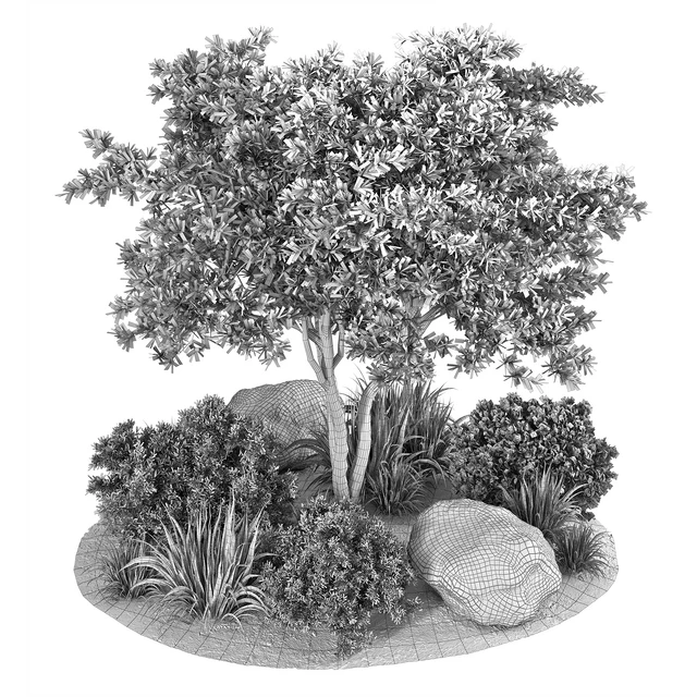 Outdoor Garden Plants Set.41 — Descargar