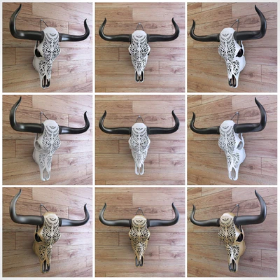 Carved cow skull — Ver 3
