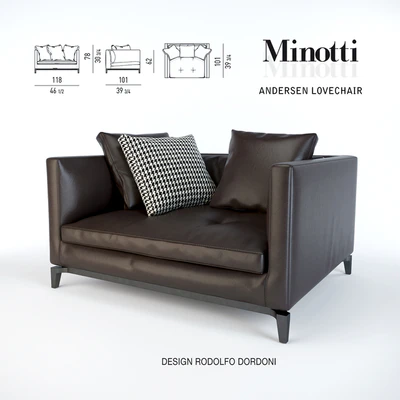 Minotti Andersen Lovenchair — Вид 3