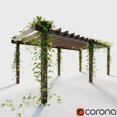 Pergola with ivy — Ver 1