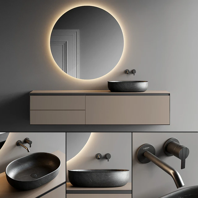 Inbani Strato Vanity Unit Set 3 — Descargar