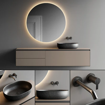 Inbani Strato Vanity Unit Set 3 — Ver 1
