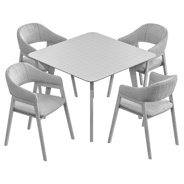 Angel Cerda dining chair and Terong table — Descargar