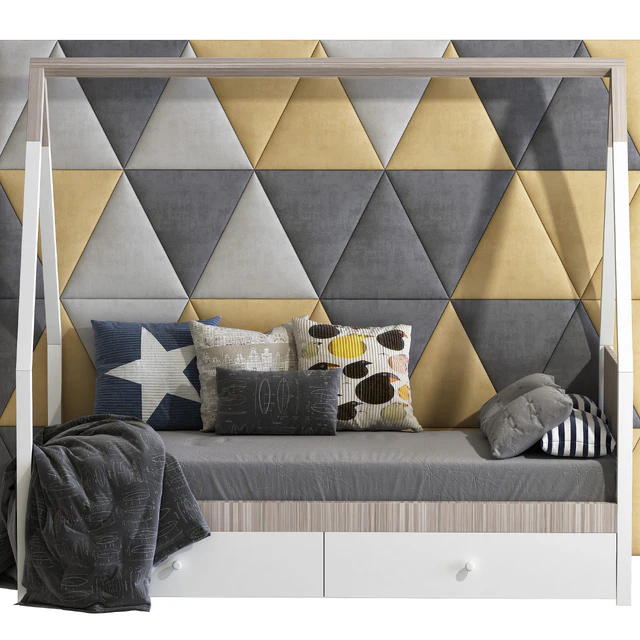 Children's bed in the form of a house 3 — Descargar