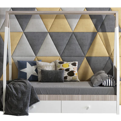 Children's bed in the form of a house 3 — Ver 3