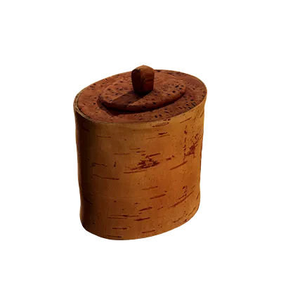 oval wood jar 001 — Descargar