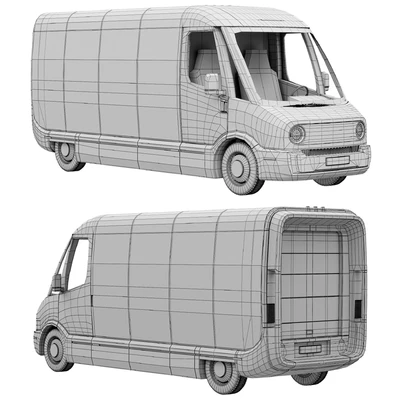 Rivian Amazon delivery van — Вид 3