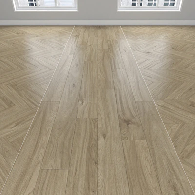 Parquet Oak, 3 types: herringbone, linear, chevron. — Ver 1