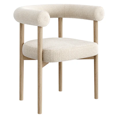 Mazz Boucle Dining Chair by Leanne Ford — Ver 1