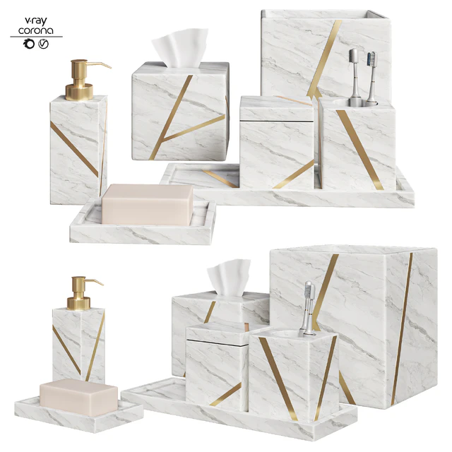 Bathroom accessories set 03 — Скачать