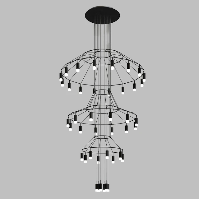 Pendant lamp Vibia Wireflow 0315 — Descargar