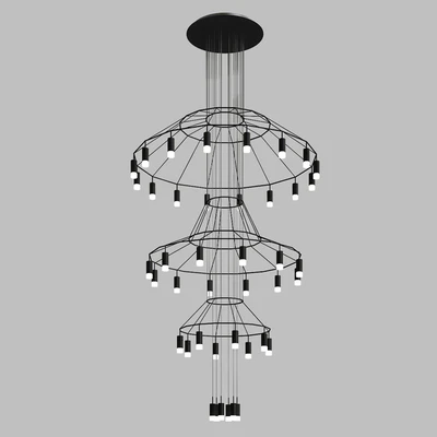 Pendant lamp Vibia Wireflow 0315 — Descargar