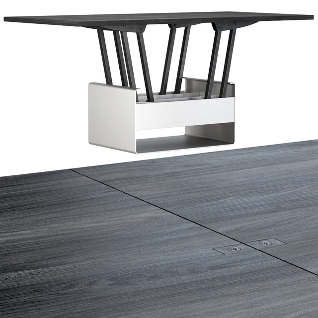 Mesa de centro transformable table Sedit Mesita baja WIND / Table transformer — Descargar