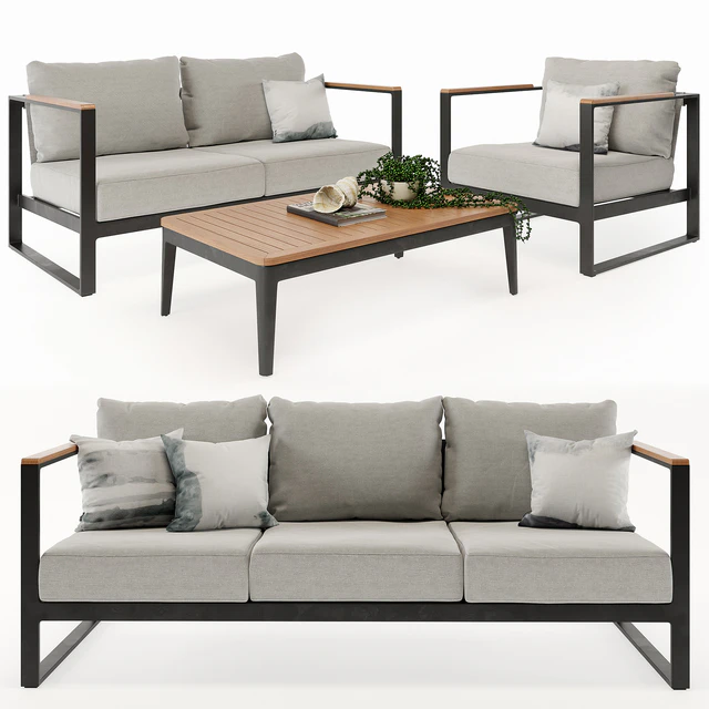 Barcelona Outdoor Sofa — Descargar