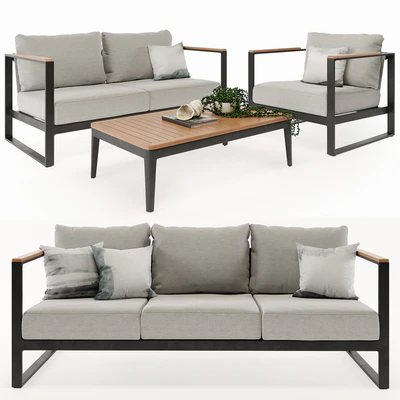 Barcelona Outdoor Sofa — Ver 1