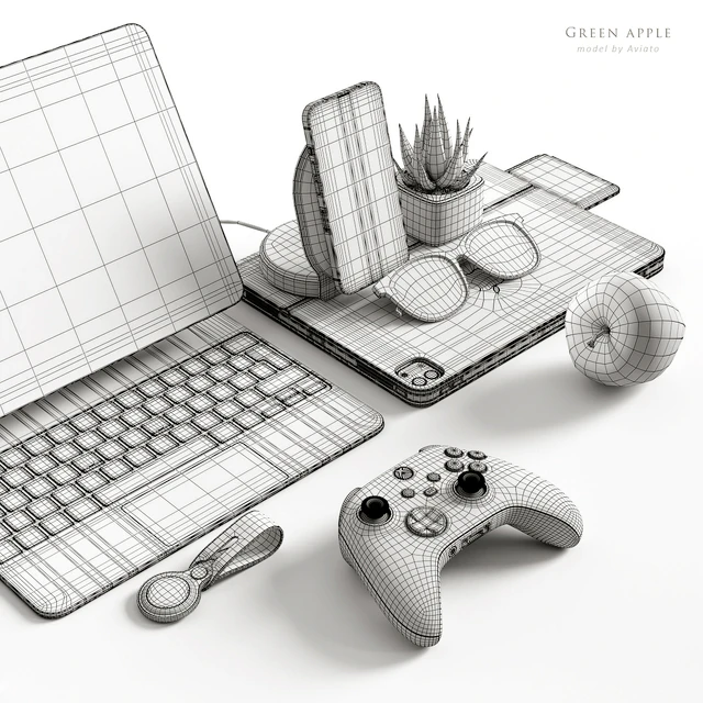 Workspace green apple — Descargar