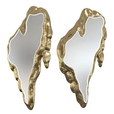 Crete luxury art design Melted Mirror Vertical — Вид 3