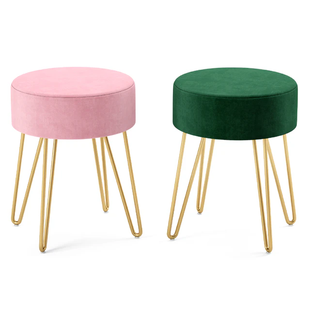 Duhome Modern Velvet Upholstered Ottoman — Скачать