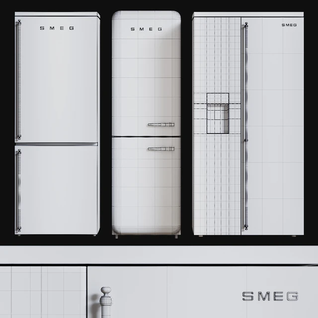 Kitchen Appliances Fridges Set 2 — Descargar